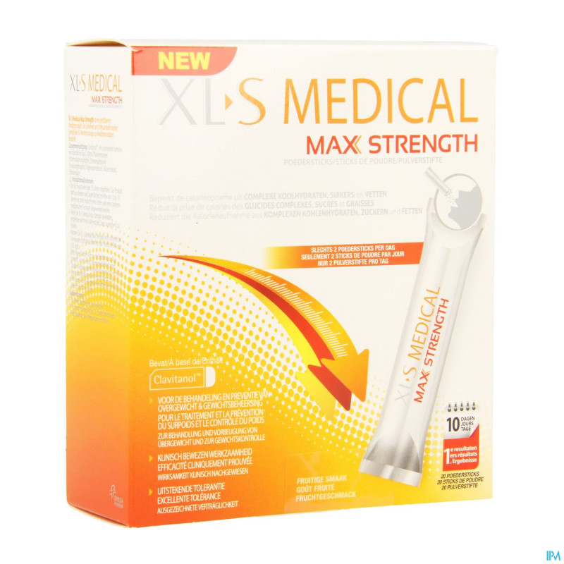 Xls med max strength    stick  20