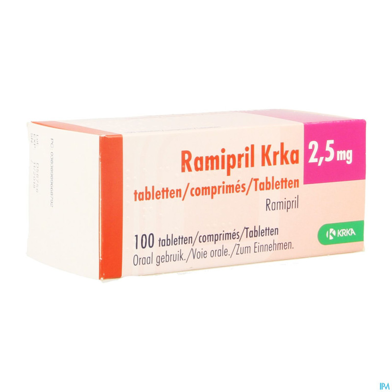 Ramipril krka  2,5mg comp 100