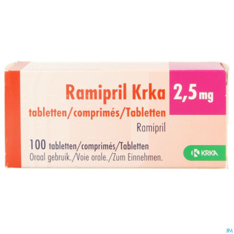 Ramipril krka  2,5mg comp 100