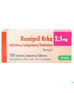 Ramipril krka  2,5mg comp 100