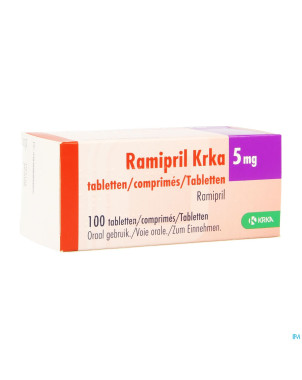 Ramipril krka  5,0mg comp 100