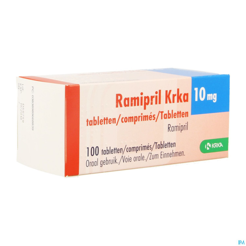 Ramipril krka 10,0mg comp 100