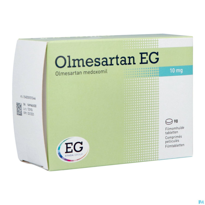 Olmesartan eg 10mg comp pell  98 x 10mg