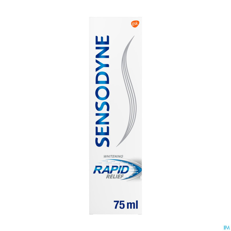 Sensodyne rapid relief whitening dentifrice   75ml