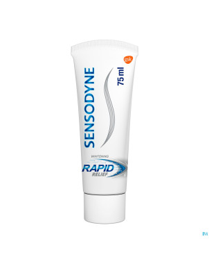 Sensodyne rapid relief whitening dentifrice   75ml