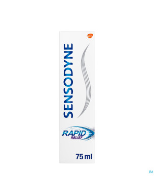 Sensodyne rapid relief dentifrice    75ml