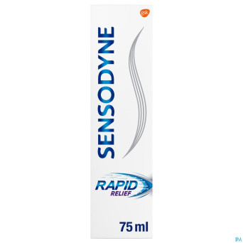 Sensodyne rapid relief dentifrice    75ml