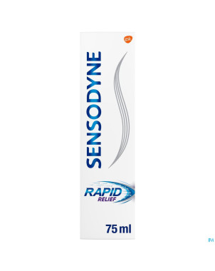Sensodyne rapid relief dentifrice    75ml