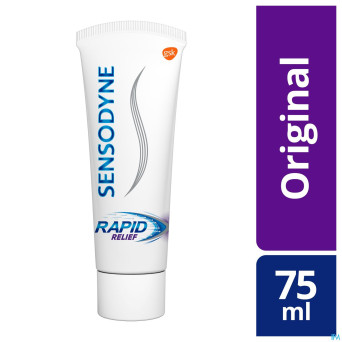 Sensodyne rapid relief dentifrice    75ml