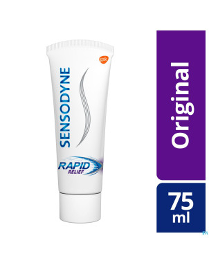 Sensodyne rapid relief dentifrice    75ml