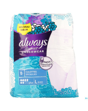 Always discreet incontinence pants l    8