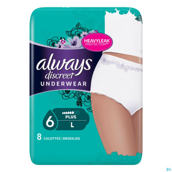Always discreet incontinence pants l    8