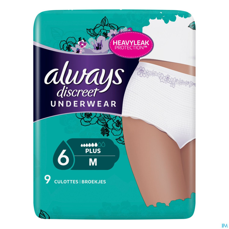 Always discreet incontinence pants m    9