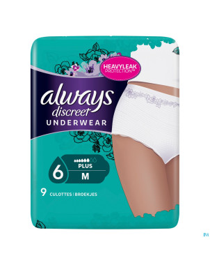 Always discreet incontinence pants m    9