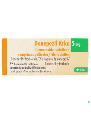 Donepezil krka  5mg comp pell 98 x  5mg