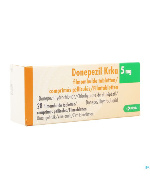 Donepezil krka  5mg comp pell 28 x  5mg