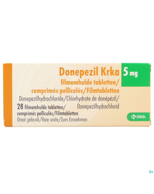 Donepezil krka  5mg comp pell 28 x  5mg