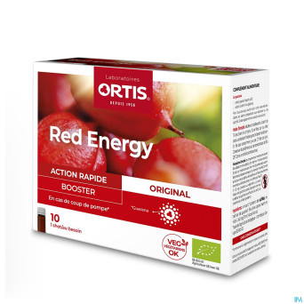 Ortis red energy bio alc    10x15ml