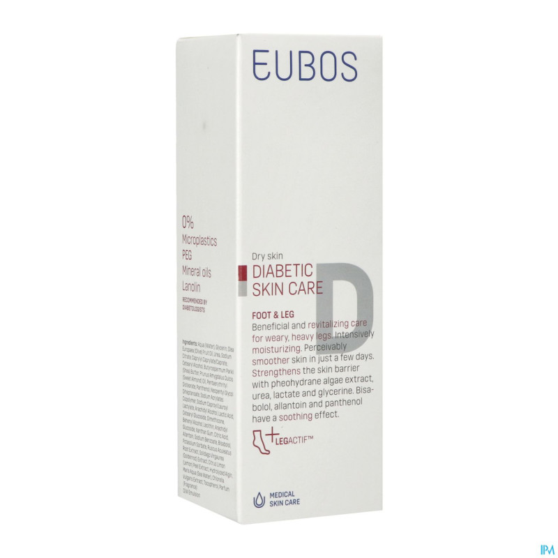 Eubos diabetics skin care pieds&jambes creme 100ml