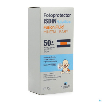 Isdin fotoprotector isdin mineral baby ip50+  50ml