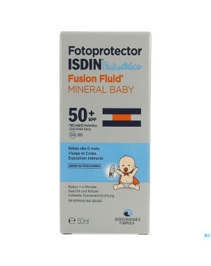 Isdin fotoprotector isdin mineral baby ip50+  50ml