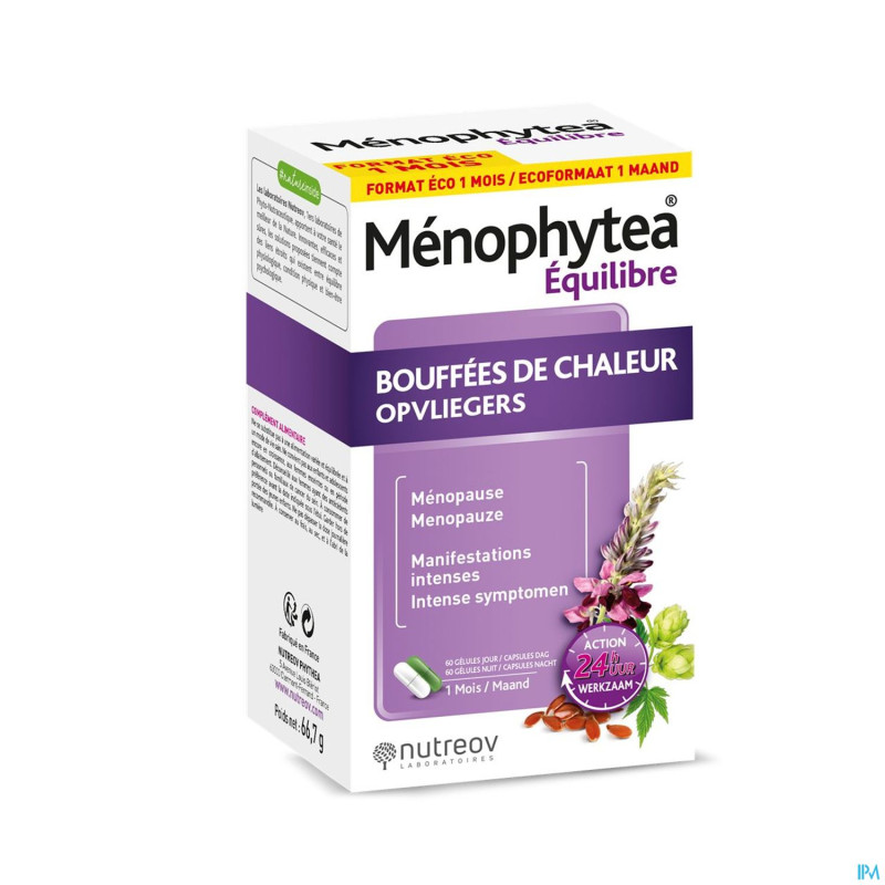 Menophytea bouffees chaleur jour/nuit    caps 120