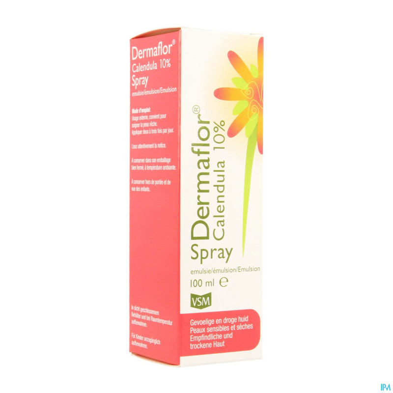 Dermaflor calendula 10% spray 100ml