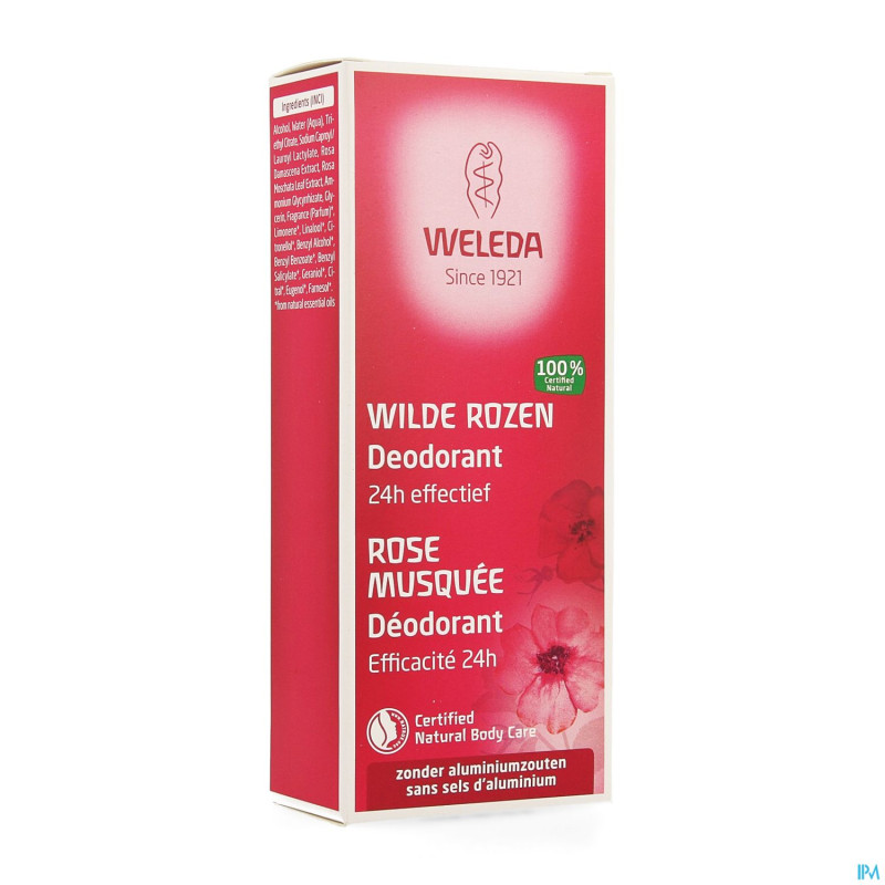 Weleda deodorant rose musquee nf 100ml