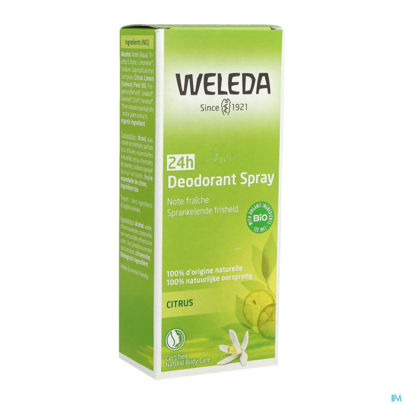 Weleda deodorant citrus nf    100ml