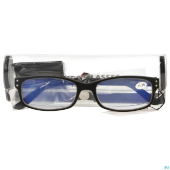 Pharmaglasses visionblue pc01 lun.lect.+1.00 black