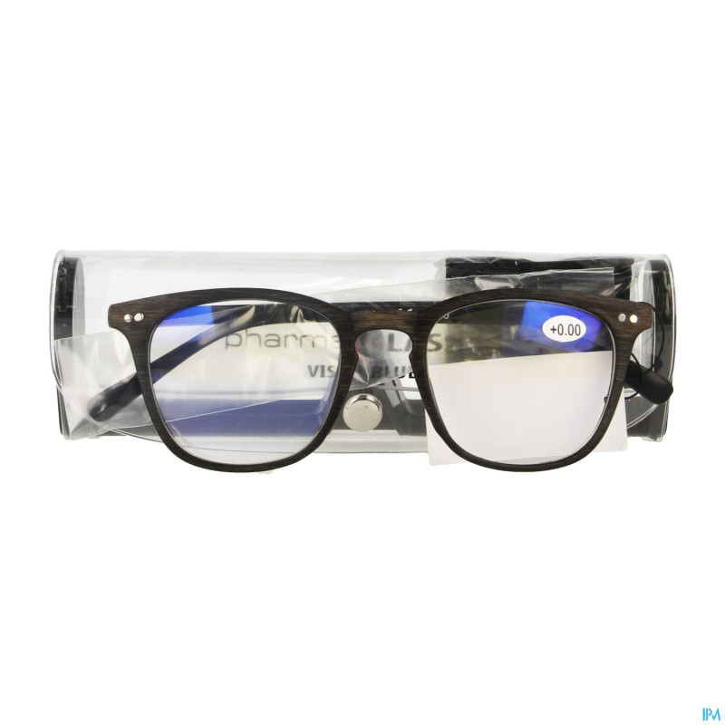 Pharmaglasses visionblue pc02 lun.lect.+0.00 brown