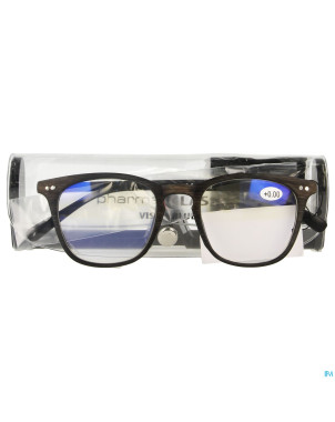 Pharmaglasses visionblue pc02 lun.lect.+0.00 brown