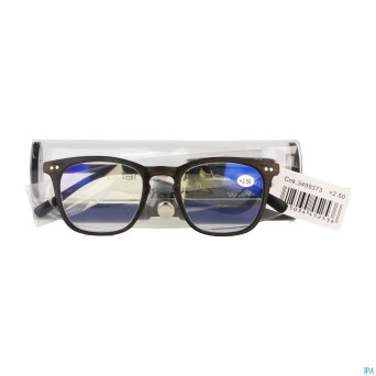 Pharmaglasses visionblue pc02 lun.lect.+2.50 brown