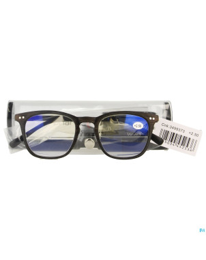 Pharmaglasses visionblue pc02 lun.lect.+2.50 brown