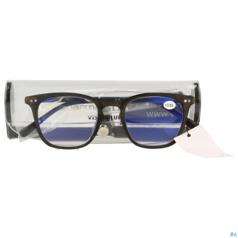 Pharmaglasses visionblue pc02 lun.lect.+3.00 brown