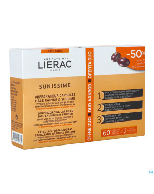 Lierac sunissime duo bronzage    blister caps 2x30