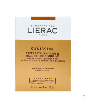 Lierac sunissime duo bronzage    blister caps 2x30