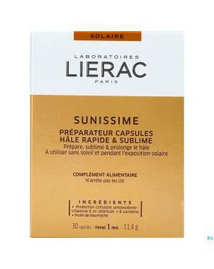 Lierac sunissime duo bronzage    blister caps 2x30