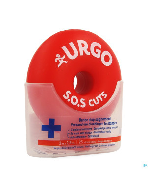 Urgo sos cuts bande 3m x 2,5cm