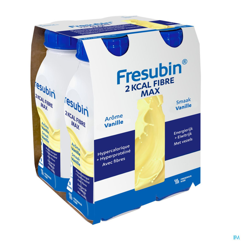 Fresubin 2kcal fibre max drink vanille  fl 4x300ml