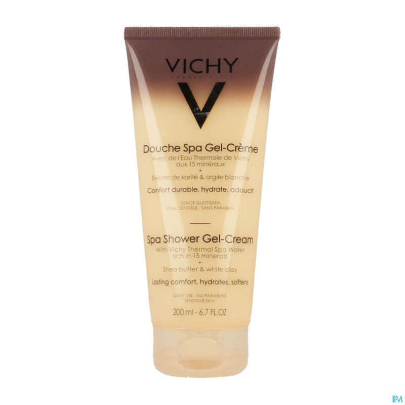 Vichy ideal body douche gel-creme 2x200ml 1+1grat.