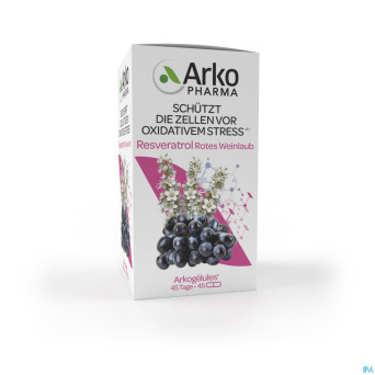 Arkogelules resveratrol    caps  45 rempl.3045283