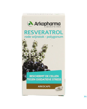 Arkogelules resveratrol    caps  45 rempl.3045283