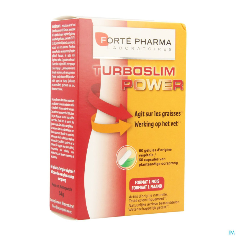 Turboslim power    caps  60