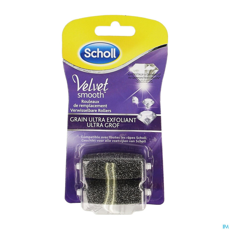 Scholl velvet smooth tm recharge diamant ultra