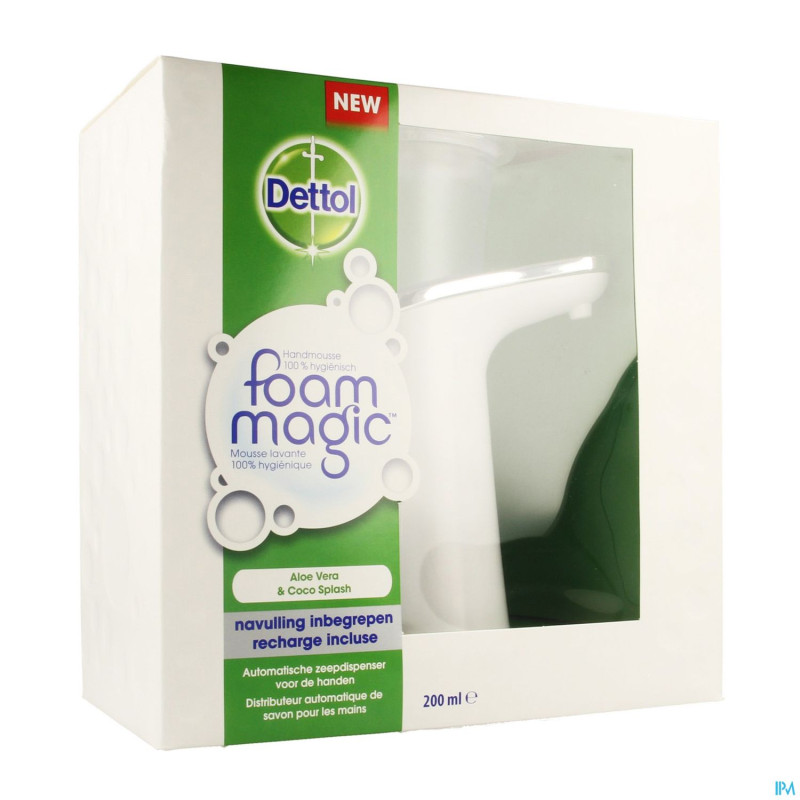 Dettol foam magic aloe vera/coco splash disp.200ml