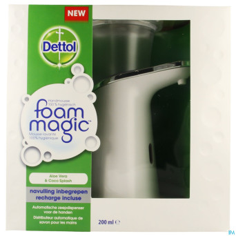 Dettol foam magic aloe vera/coco splash disp.200ml
