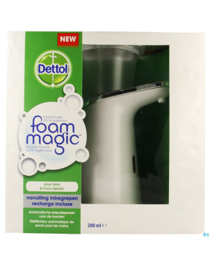 Dettol foam magic aloe vera/coco splash disp.200ml