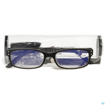 Pharmaglasses visionblue pc01 lun.lect.+2.50 black