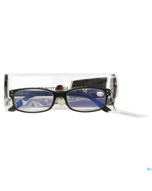 Pharmaglasses visionblue pc01 lun.lect.+3.50 black